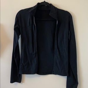 Black lulu zip up